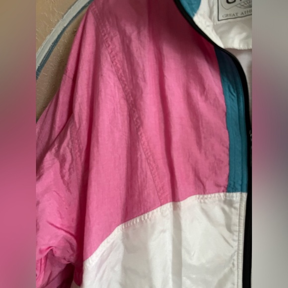 NWT 90s Vintage G.A.S Zeller’s Windbreaker Zip-up Jacket Size large - Picture 4 of 8